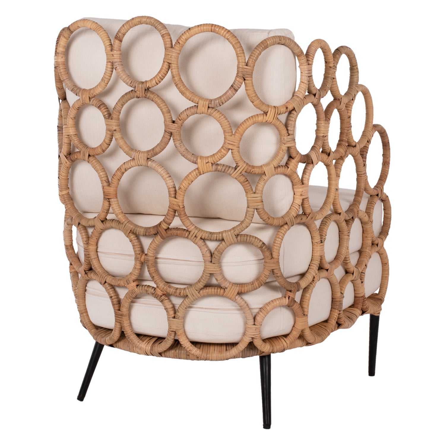 ΠΟΛΥΘΡΟΝΑ RINGER HM9341 ΑΠΟ RATTAN-ΜΕΤΑΛΛΟ ΦΥΣΙΚΟ ΧΡΩΜΑ 65x69x86Y εκ. - Pakobazaar