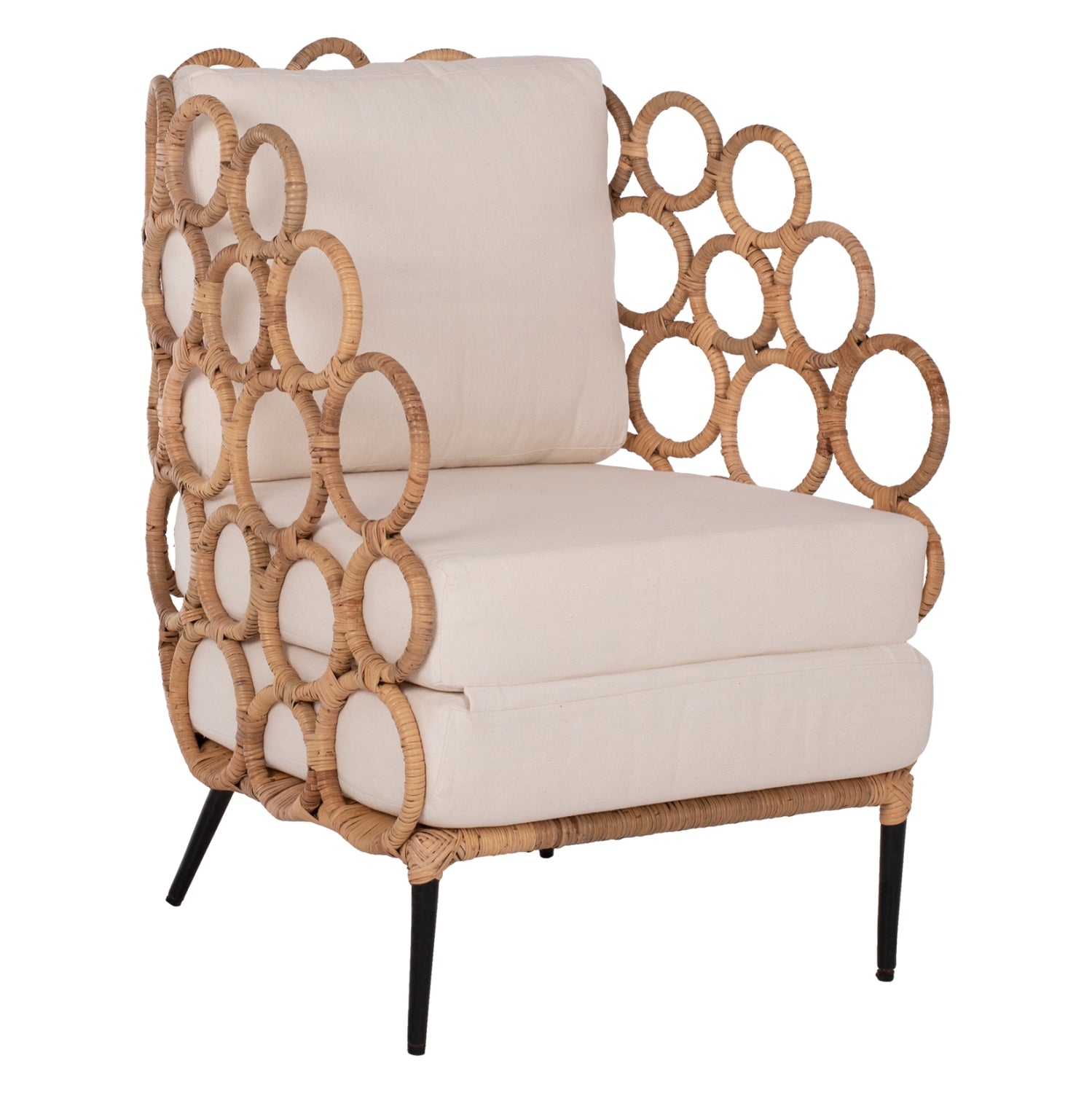 ΠΟΛΥΘΡΟΝΑ RINGER HM9341 ΑΠΟ RATTAN-ΜΕΤΑΛΛΟ ΦΥΣΙΚΟ ΧΡΩΜΑ 65x69x86Y εκ. - Pakobazaar