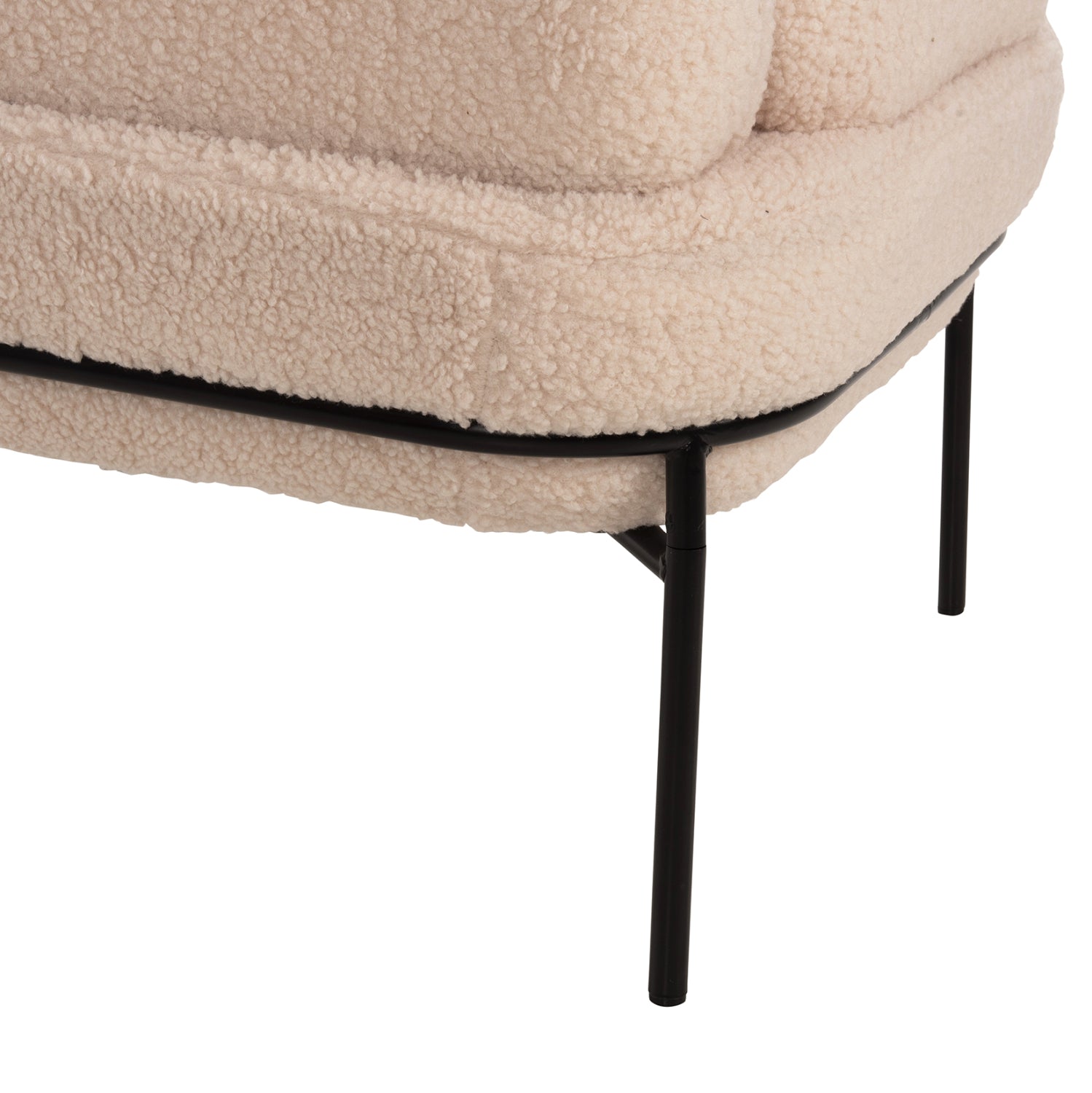 ΠΟΛΥΘΡΟΝΑ AGNES HM9525.20 ΕΚΡΟΥ ΜΠΟΥΚΛΕ-ΜΑΥΡΑ ΜΕΤΑΛΛΙΚΑ ΠΟΔΙΑ 74x71x83Υεκ. - Pakobazaar