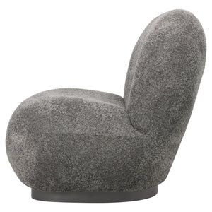 ΠΟΛΥΘΡΟΝΑ BEANY HM9591.01 ΓΚΡΙ ΜΠΟΥΚΛΕ ΥΦΑΣΜΑ 85x82x77Υ εκ. - Pakobazaar