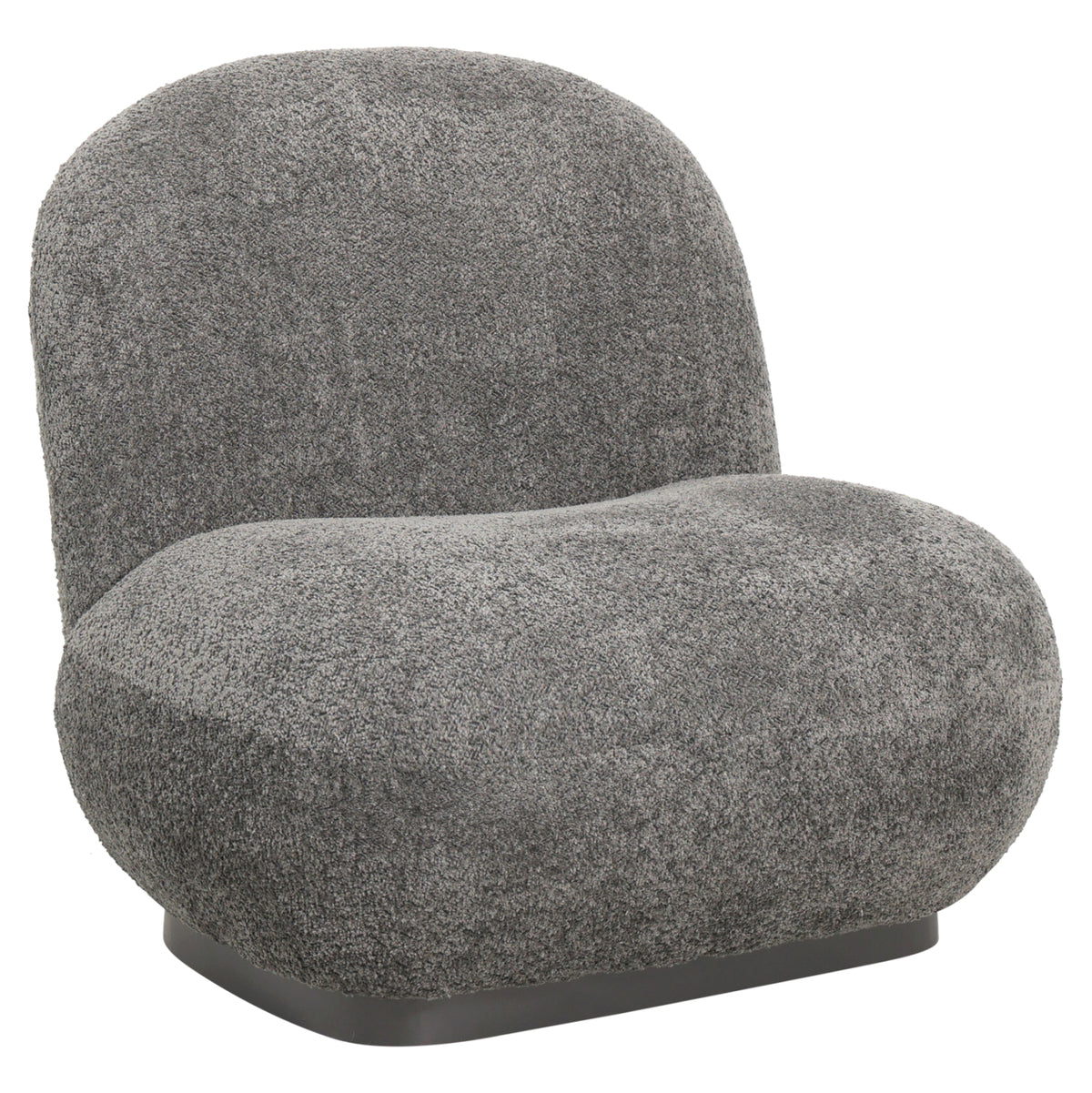 ΠΟΛΥΘΡΟΝΑ BEANY HM9591.01 ΓΚΡΙ ΜΠΟΥΚΛΕ ΥΦΑΣΜΑ 85x82x77Υ εκ. - Pakobazaar