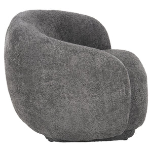 ΠΟΛΥΘΡΟΝΑ KARPEN HM9600.01 ΓΚΡΙ ΜΠΟΥΚΛΕ ΥΦΑΣΜΑ  93x87x78Υ εκ. - Pakobazaar