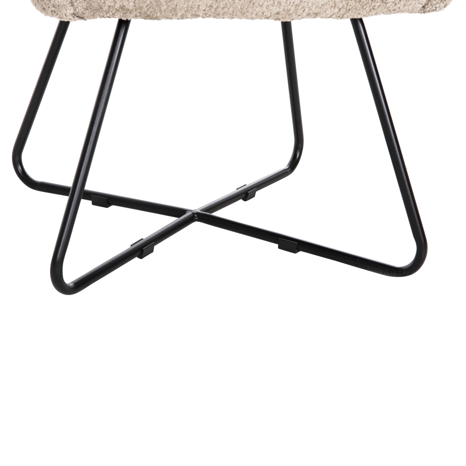 ΠΟΛΥΘΡΟΝΑ HARNIS HM9603.08 ΜΠΕΖ ΜΠΟΥΚΛΕ-ΜΑΥΡΑ ΜΕΤΑΛ.ΠΟΔΙΑ ΧΙΑΣΤΙ 59,5x64x77Υεκ - Pakobazaar