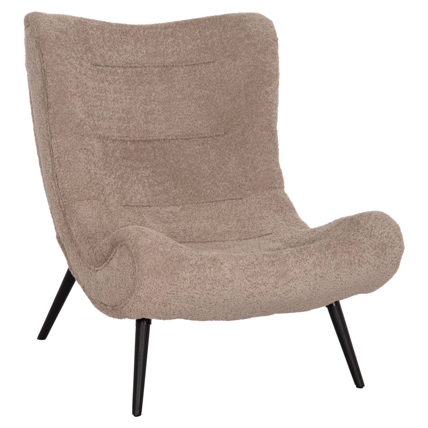 ΠΟΛΥΘΡΟΝΑ BRYM HM9605.08 ΣΚΟΥΡΟ ΜΠΕΖ ΜΠΟΥΚΛΕ ΥΦΑΣΜΑ-ΜΑΥΡΑ ΞΥΛΙΝΑ ΠΟΔΙΑ 80x95x95Υεκ. - Pakobazaar