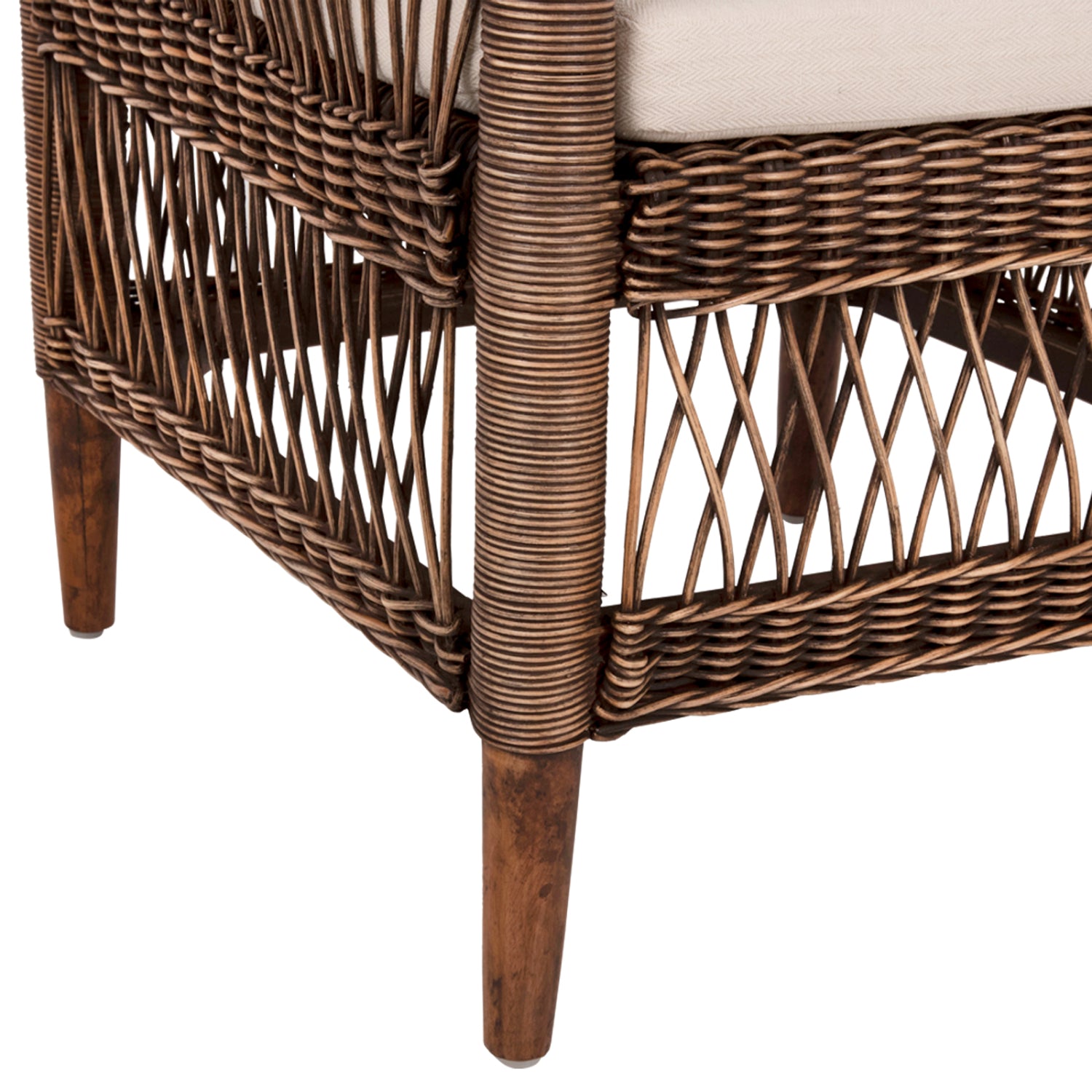 ΠΟΛΥΘΡΟΝΑ MALAWI HM9635.01 ΞΥΛΟ ΜΑΟΝΙ ΜΕ RATTAN ΚΑΦΕ-ΛΕΥΚΟ ΜΑΞΙΛΑΡΙ 80x70x86Υεκ. - Pakobazaar