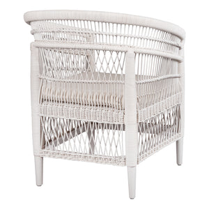 ΠΟΛΥΘΡΟΝΑ MALAWI HM9635.02 ΞΥΛΟ ΜΑΟΝΙ ΜΕ RATTAN ΛΕΥΚΟ-ΛΕΥΚΟ ΜΑΞΙΛΑΡΙ 80x70x86Υεκ. - Pakobazaar