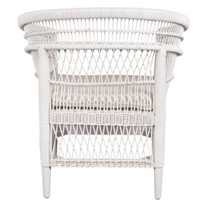 ΠΟΛΥΘΡΟΝΑ MALAWI HM9635.02 ΞΥΛΟ ΜΑΟΝΙ ΜΕ RATTAN ΛΕΥΚΟ-ΛΕΥΚΟ ΜΑΞΙΛΑΡΙ 80x70x86Υεκ. - Pakobazaar