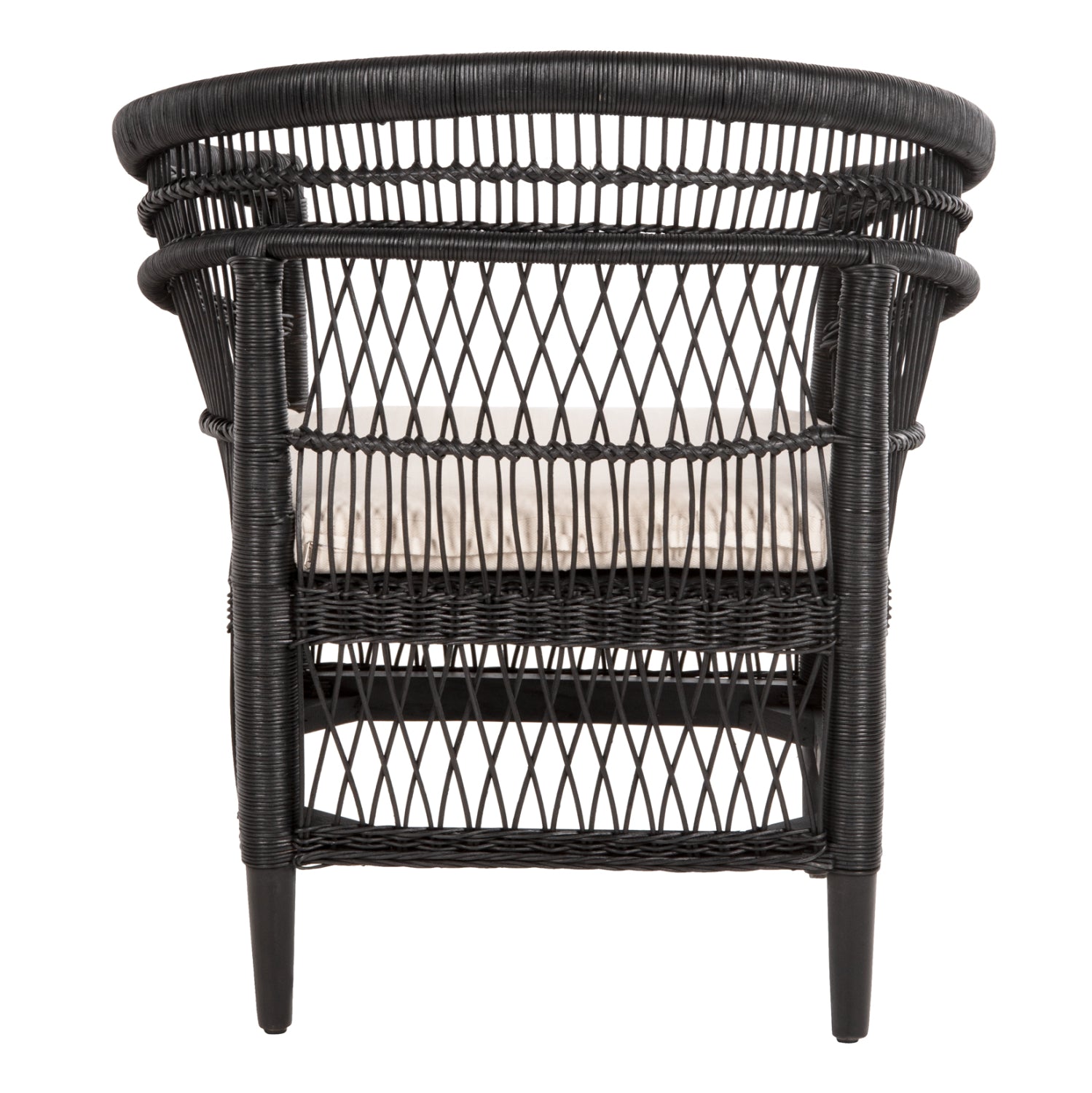 ΠΟΛΥΘΡΟΝΑ MALAWI HM9635.03 ΞΥΛΟ ΜΑΟΝΙ ΜΕ RATTAN ΜΑΥΡΟ-ΛΕΥΚΟ ΜΑΞΙΛΑΡΙ 80x70x86Υεκ. - Pakobazaar