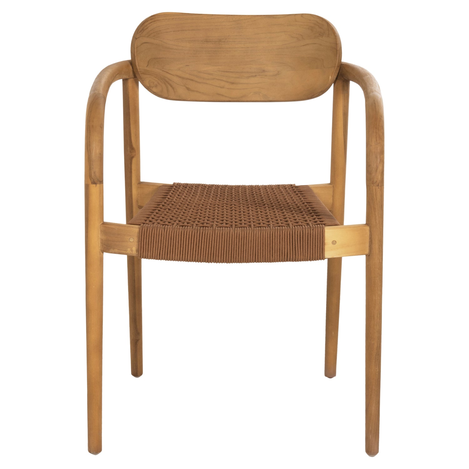 ΠΟΛΥΘΡΟΝΑ OSLO HM9636.01 ΞΥΛΟ TEAK ΦΥΣΙΚΟ & ΚΑΦΕ ΣΧΟΙΝΙ 55x54x80Y εκ. - Pakobazaar