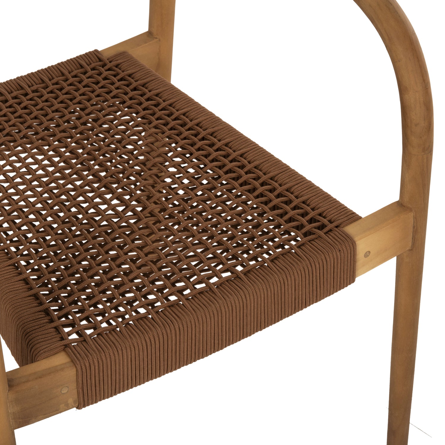 ΠΟΛΥΘΡΟΝΑ OSLO HM9636.01 ΞΥΛΟ TEAK ΦΥΣΙΚΟ & ΚΑΦΕ ΣΧΟΙΝΙ 55x54x80Y εκ. - Pakobazaar