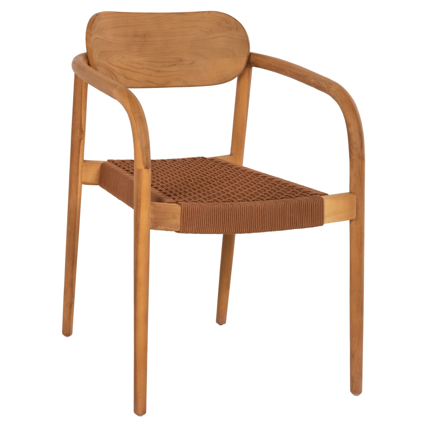 ΠΟΛΥΘΡΟΝΑ OSLO HM9636.01 ΞΥΛΟ TEAK ΦΥΣΙΚΟ & ΚΑΦΕ ΣΧΟΙΝΙ 55x54x80Y εκ. - Pakobazaar