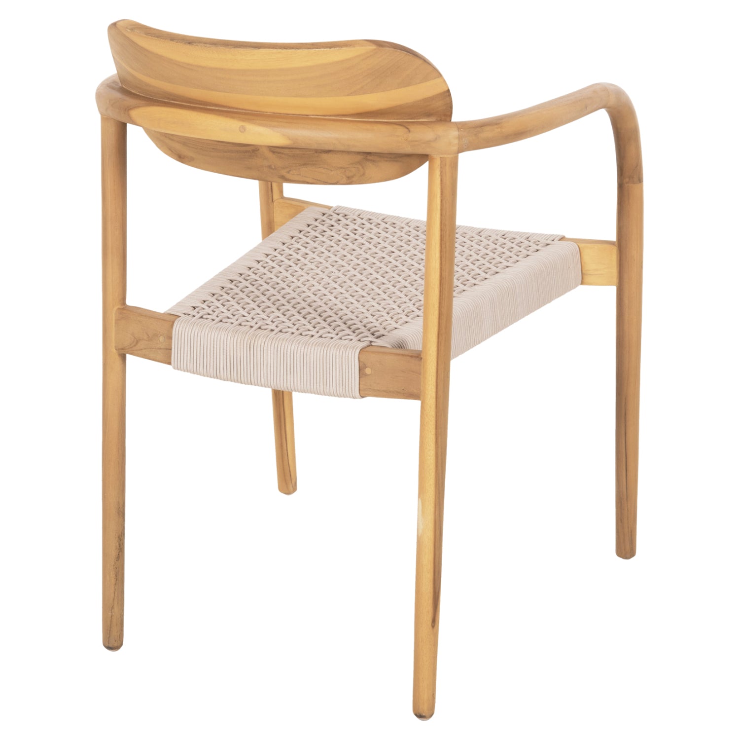 ΠΟΛΥΘΡΟΝΑ OSLO HM9636.07 ΞΥΛΟ TEAK ΦΥΣΙΚΟ & ΜΠΕΖ ΣΧΟΙΝΙ 55x54x80Yεκ. - Pakobazaar