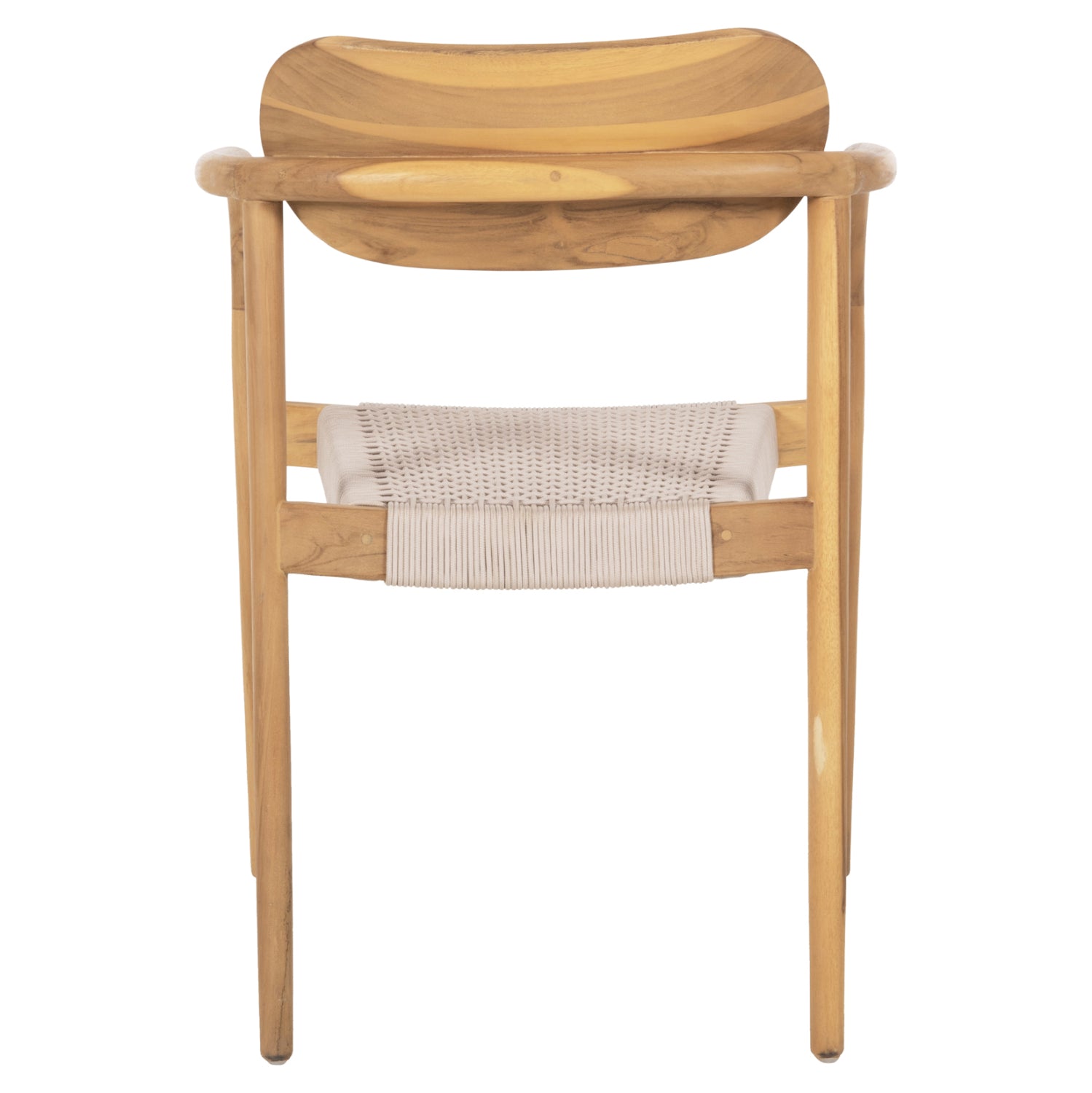 ΠΟΛΥΘΡΟΝΑ OSLO HM9636.07 ΞΥΛΟ TEAK ΦΥΣΙΚΟ & ΜΠΕΖ ΣΧΟΙΝΙ 55x54x80Yεκ. - Pakobazaar