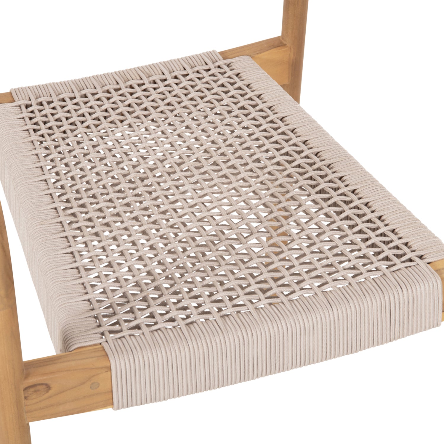 ΠΟΛΥΘΡΟΝΑ OSLO HM9636.07 ΞΥΛΟ TEAK ΦΥΣΙΚΟ & ΜΠΕΖ ΣΧΟΙΝΙ 55x54x80Yεκ. - Pakobazaar