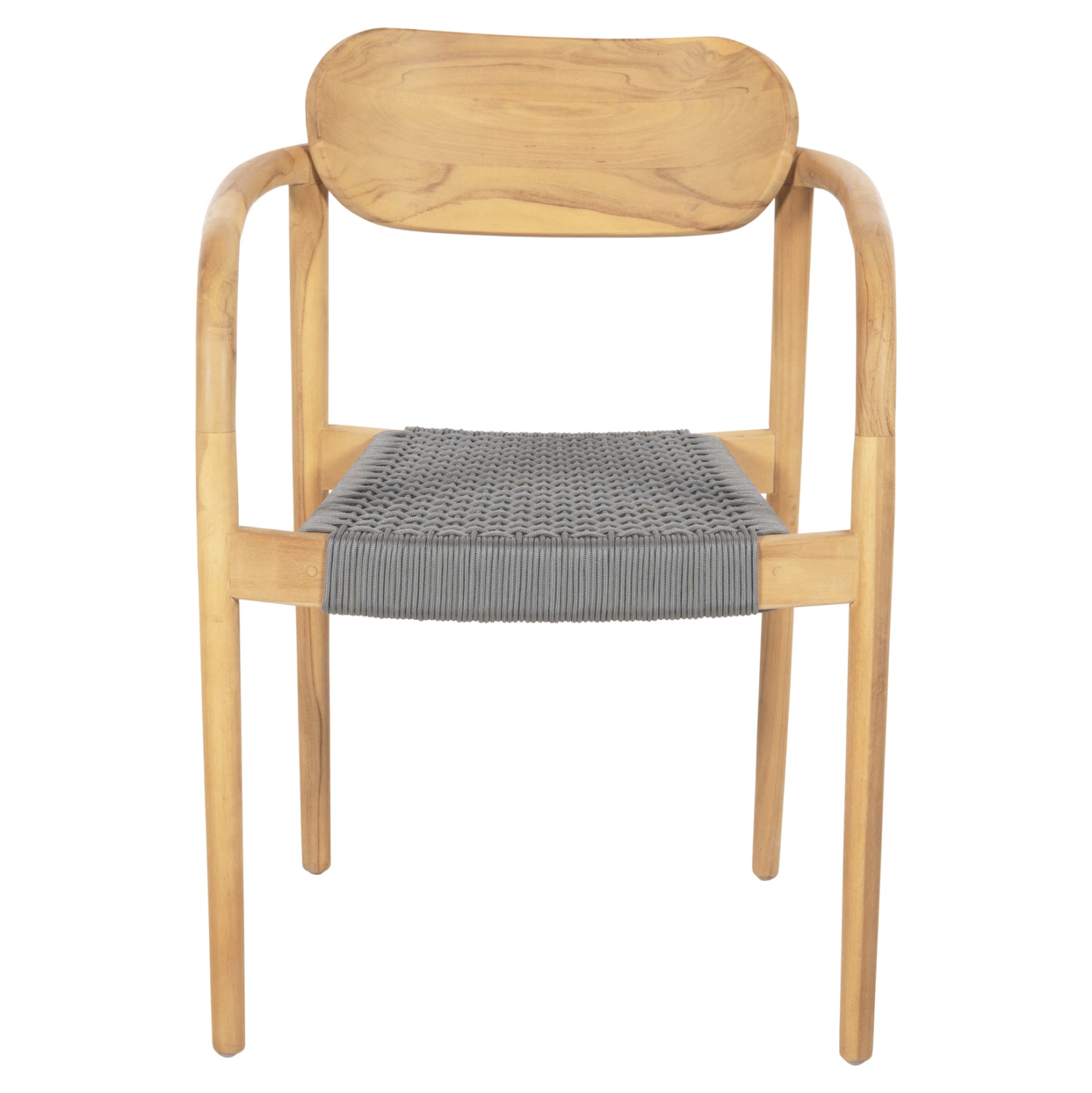 ΠΟΛΥΘΡΟΝΑ OSLO HM9636.08 ΞΥΛΟ TEAK ΦΥΣΙΚΟ & ΓΚΡΙ ΣΧΟΙΝΙ 55x54x80Yεκ. - Pakobazaar
