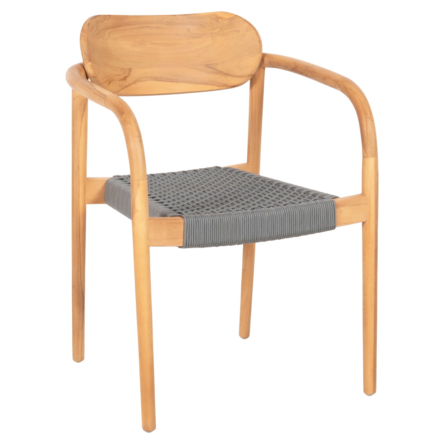 ΠΟΛΥΘΡΟΝΑ OSLO HM9636.08 ΞΥΛΟ TEAK ΦΥΣΙΚΟ & ΓΚΡΙ ΣΧΟΙΝΙ 55x54x80Yεκ. - Pakobazaar