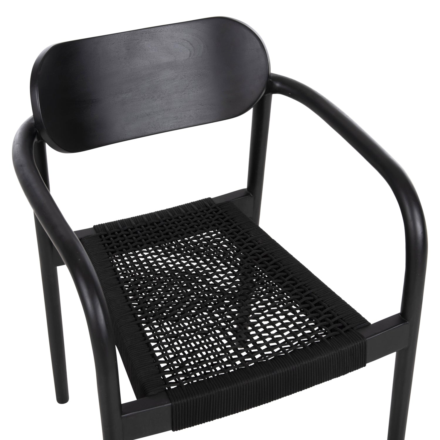 ΠΟΛΥΘΡΟΝΑ OSLO HM9636.12 ΞΥΛΟ TEAK ΜΑΥΡΟ & ΜΑΥΡΟ ΣΧΟΙΝΙ 55x54x80Yεκ. - Pakobazaar