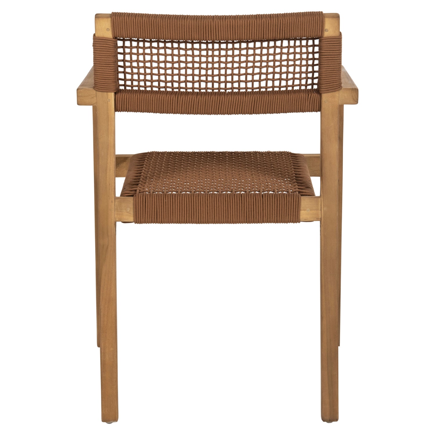 ΠΟΛΥΘΡΟΝΑ CHARLOTTE HM9637.01 ΞΥΛΟ TEAK ΦΥΣΙΚΟ & ΚΑΦΕ ΣΧΟΙΝΙ 59x54x83Y εκ. - Pakobazaar