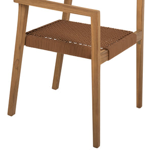 ΠΟΛΥΘΡΟΝΑ CHARLOTTE HM9637.01 ΞΥΛΟ TEAK ΦΥΣΙΚΟ & ΚΑΦΕ ΣΧΟΙΝΙ 59x54x83Y εκ. - Pakobazaar
