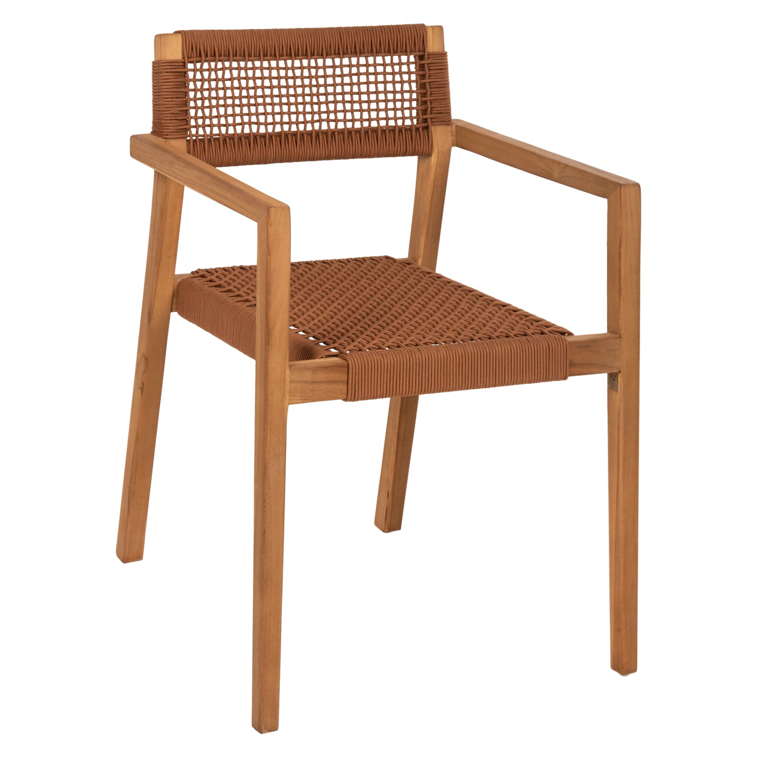 ΠΟΛΥΘΡΟΝΑ CHARLOTTE HM9637.01 ΞΥΛΟ TEAK ΦΥΣΙΚΟ & ΚΑΦΕ ΣΧΟΙΝΙ 59x54x83Y εκ. - Pakobazaar