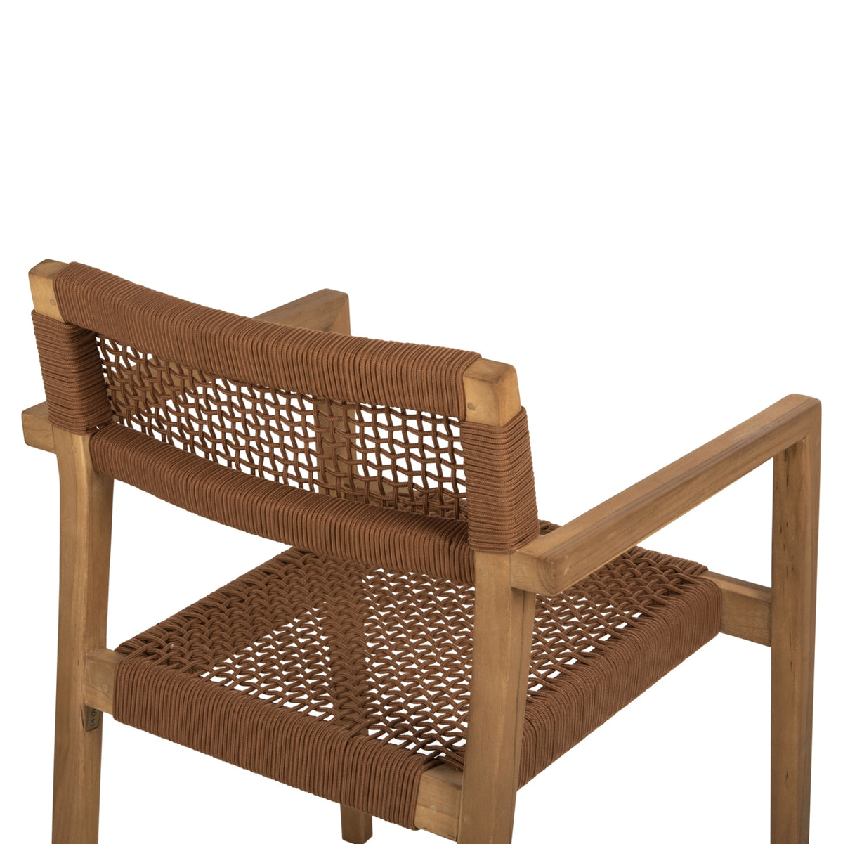 ΠΟΛΥΘΡΟΝΑ CHARLOTTE HM9637.01 ΞΥΛΟ TEAK & ΚΑΦΕ ΣΧΟΙΝΙ--B'ΔΙΑΛΟΓΗΣ 59x54x83Y εκ. - Pakobazaar