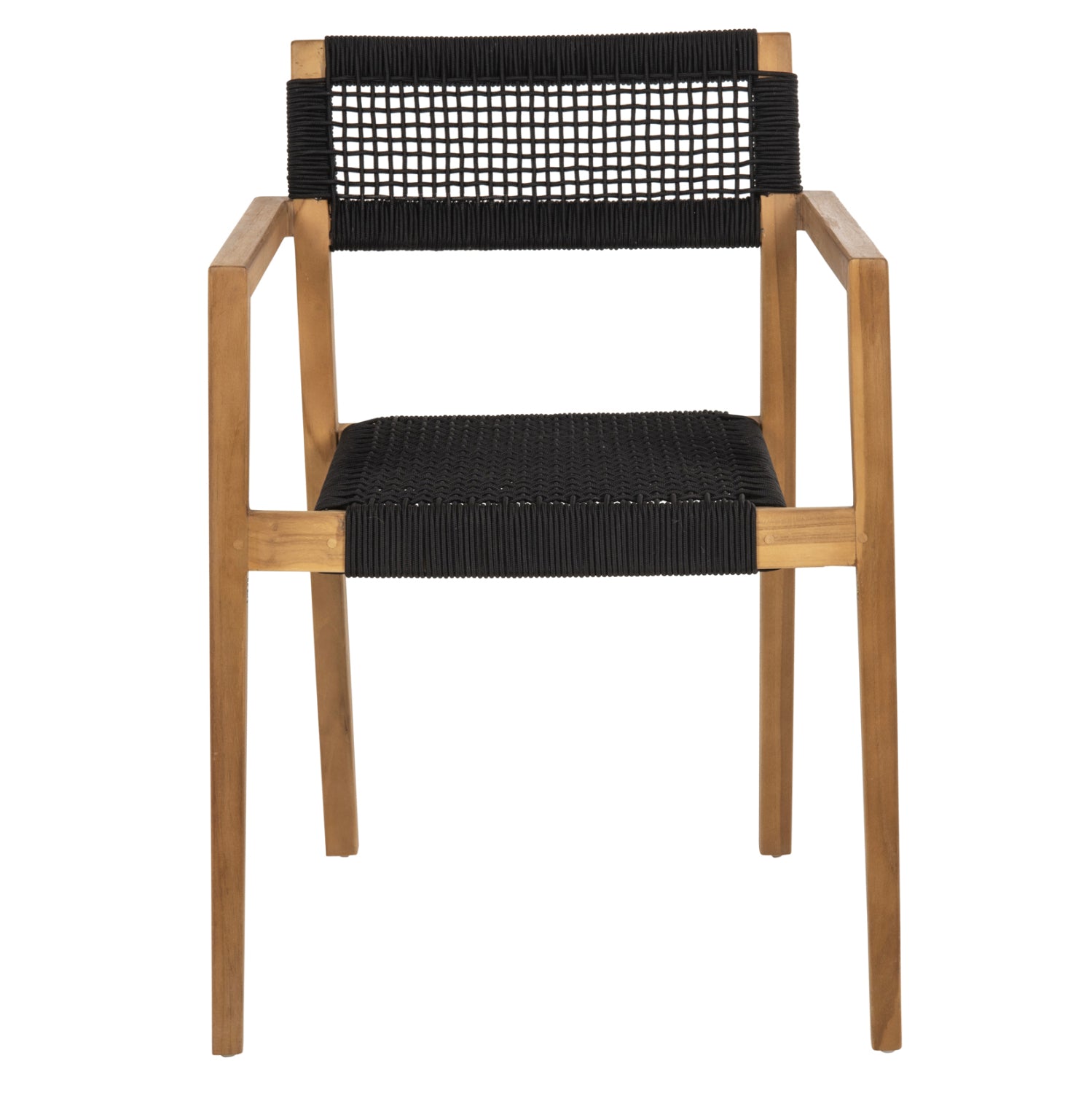 ΠΟΛΥΘΡΟΝΑ CHARLOTTE HM9637.02 ΞΥΛΟ TEAK ΦΥΣΙΚΟ & ΜΑΥΡΟ ΣΧΟΙΝΙ 59x54x83Y εκ. - Pakobazaar