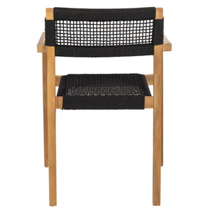 ΠΟΛΥΘΡΟΝΑ CHARLOTTE HM9637.02 ΞΥΛΟ TEAK ΦΥΣΙΚΟ & ΜΑΥΡΟ ΣΧΟΙΝΙ 59x54x83Y εκ. - Pakobazaar