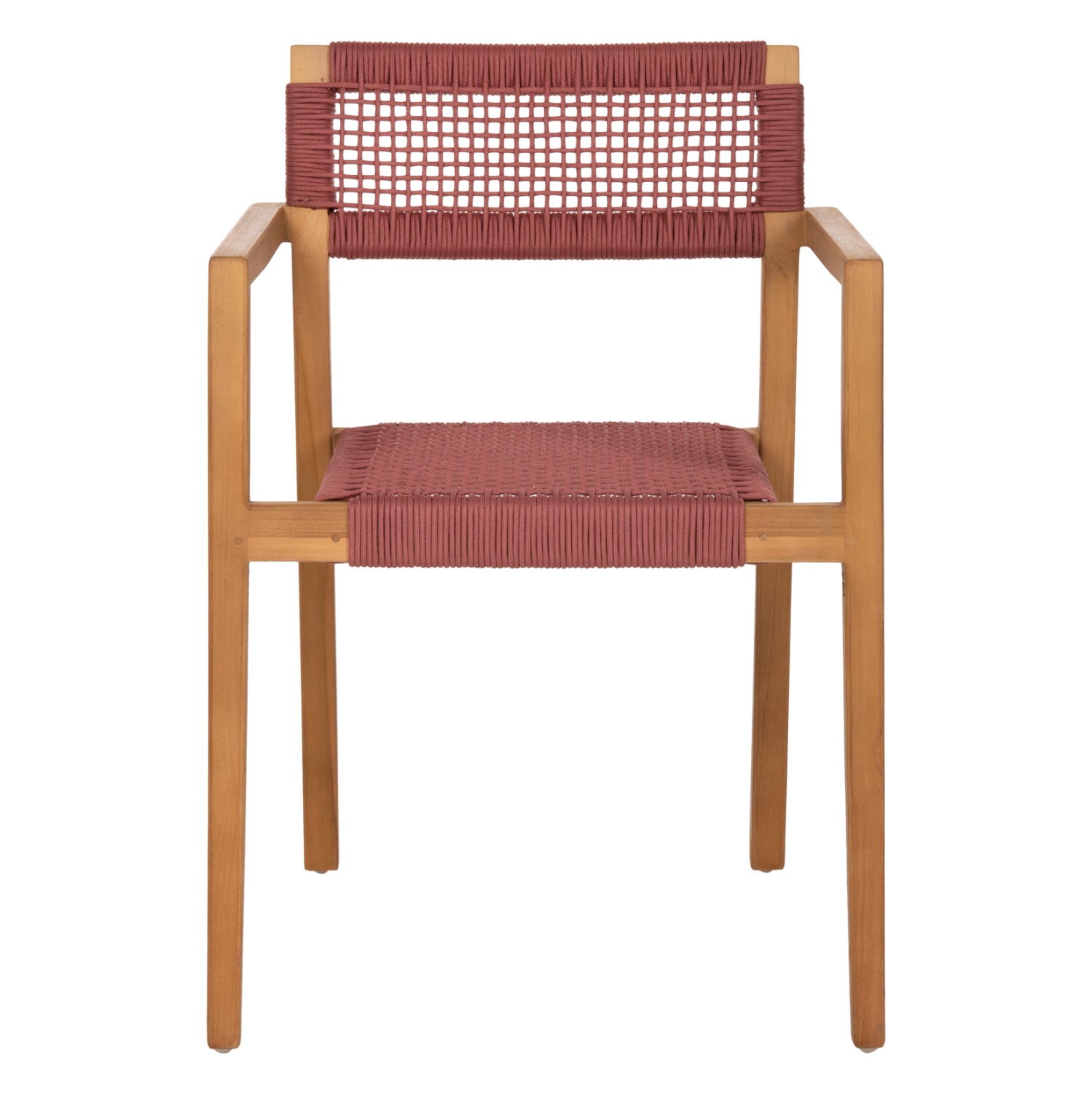 ΠΟΛΥΘΡΟΝΑ CHARLOTTE HM9637.06 ΞΥΛΟ TEAK ΦΥΣΙΚΟ & ΡΟΖ ΣΧΟΙΝΙ 59x54x83Y εκ. - Pakobazaar
