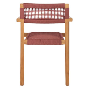 ΠΟΛΥΘΡΟΝΑ CHARLOTTE HM9637.06 ΞΥΛΟ TEAK ΦΥΣΙΚΟ & ΡΟΖ ΣΧΟΙΝΙ 59x54x83Y εκ. - Pakobazaar