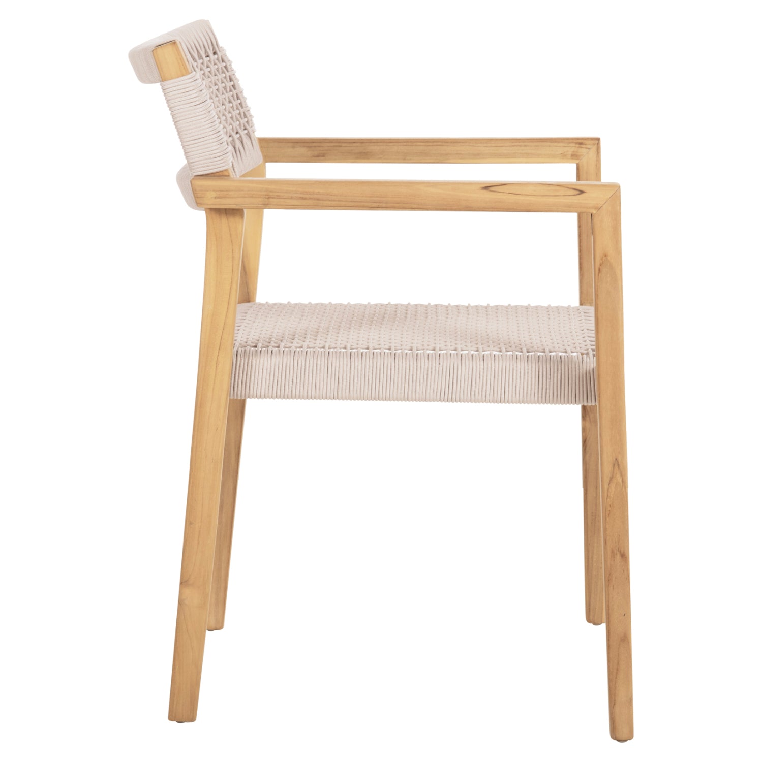 ΠΟΛΥΘΡΟΝΑ CHARLOTTE HM9637.07 ΞΥΛΟ TEAK ΦΥΣΙΚΟ & ΜΠΕΖ ΣΧΟΙΝΙ 58x61x81Yεκ. - Pakobazaar