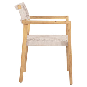 ΠΟΛΥΘΡΟΝΑ CHARLOTTE HM9637.07 ΞΥΛΟ TEAK ΦΥΣΙΚΟ & ΜΠΕΖ ΣΧΟΙΝΙ 58x61x81Yεκ. - Pakobazaar