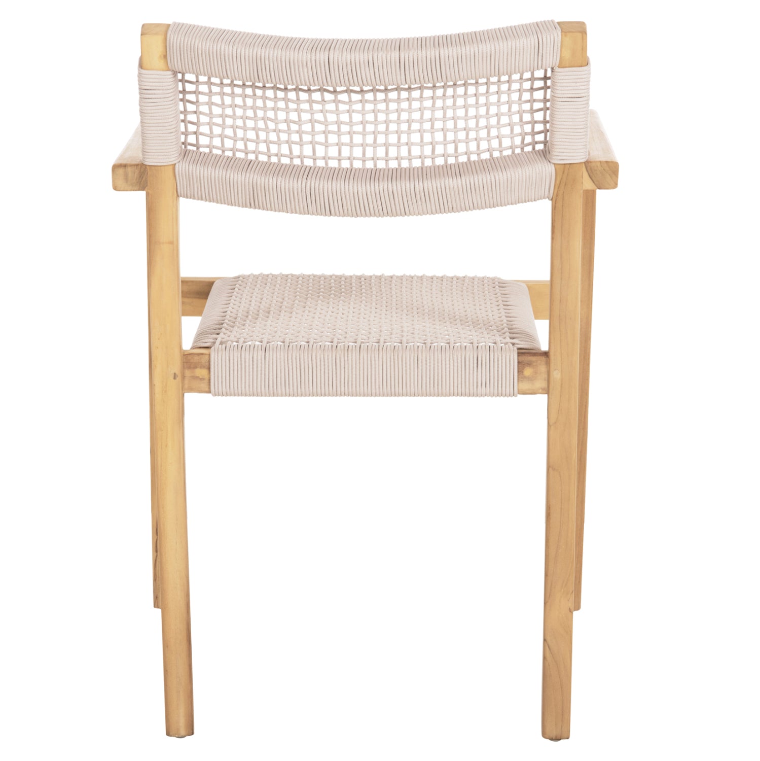 ΠΟΛΥΘΡΟΝΑ CHARLOTTE HM9637.07 ΞΥΛΟ TEAK ΦΥΣΙΚΟ & ΜΠΕΖ ΣΧΟΙΝΙ 58x61x81Yεκ. - Pakobazaar
