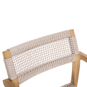 ΠΟΛΥΘΡΟΝΑ CHARLOTTE HM9637.07 ΞΥΛΟ TEAK ΦΥΣΙΚΟ & ΜΠΕΖ ΣΧΟΙΝΙ 58x61x81Yεκ. - Pakobazaar