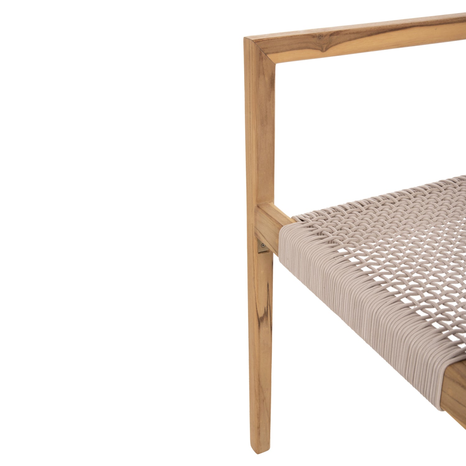 ΠΟΛΥΘΡΟΝΑ CHARLOTTE HM9637.07 ΞΥΛΟ TEAK ΦΥΣΙΚΟ & ΜΠΕΖ ΣΧΟΙΝΙ 58x61x81Yεκ. - Pakobazaar
