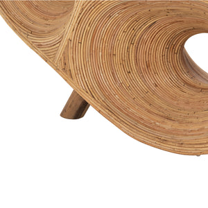 ΠΟΛΥΘΡΟΝΑ CURVY LOUNGE HM9645.01 ΑΠΟ RATTAN ΣΕ ΦΥΣΙΚΗ ΑΠΟΧΡΩΣΗ 63x128x97Y εκ. - Pakobazaar