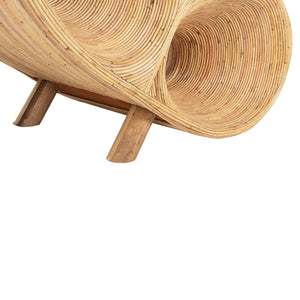 ΠΟΛΥΘΡΟΝΑ CURVY LOUNGE HM9645.01 ΑΠΟ RATTAN ΣΕ ΦΥΣΙΚΗ ΑΠΟΧΡΩΣΗ 63x128x97Y εκ. - Pakobazaar