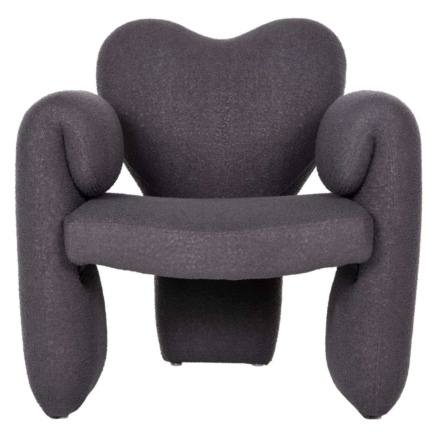 ΠΟΛΥΘΡΟΝΑ HARTT HM9777.01 ΓΚΡΙ TEDDY ΥΦΑΣΜΑ 84x74x87Yεκ. - Pakobazaar