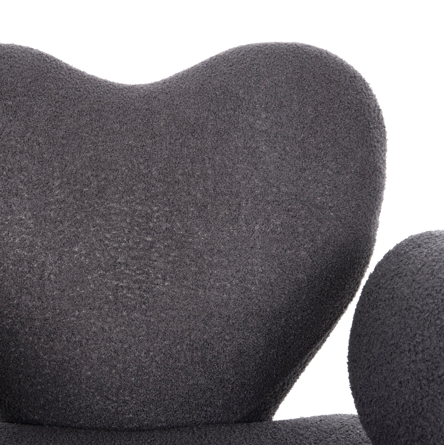 ΠΟΛΥΘΡΟΝΑ HARTT HM9777.01 ΓΚΡΙ TEDDY ΥΦΑΣΜΑ 84x74x87Yεκ. - Pakobazaar