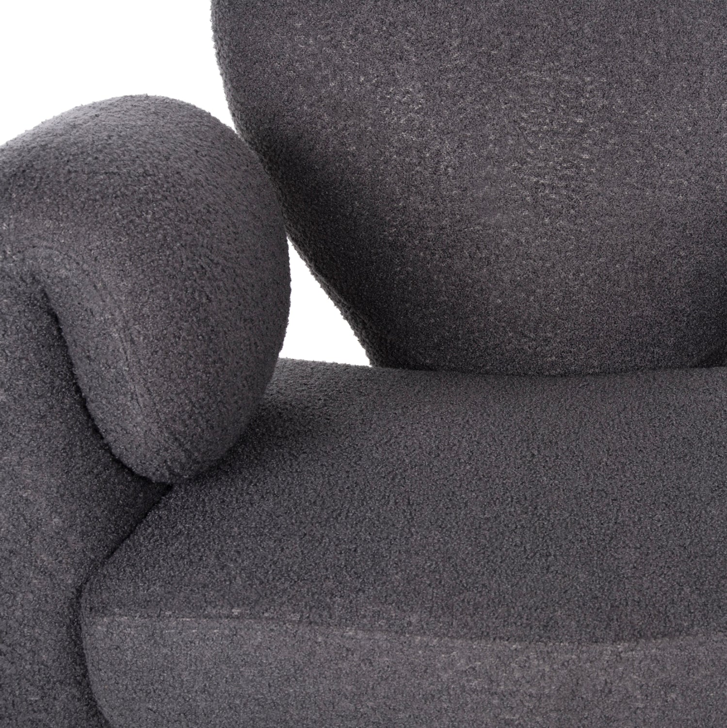 ΠΟΛΥΘΡΟΝΑ HARTT HM9777.01 ΓΚΡΙ TEDDY ΥΦΑΣΜΑ 84x74x87Yεκ. - Pakobazaar
