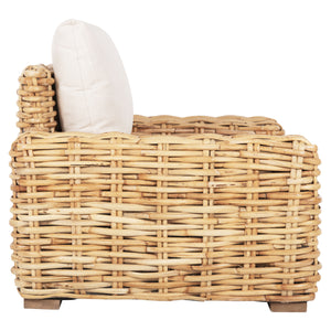 ΠΟΛΥΘΡΟΝΑ TROPEL HM9810 ΞΥΛΟ MANGO-RATTAN ΦΥΣΙΚΟ-ΛΕΥΚΑ ΜΑΞΙΛΑΡΙΑ 110x88x70-85Υεκ. - Pakobazaar