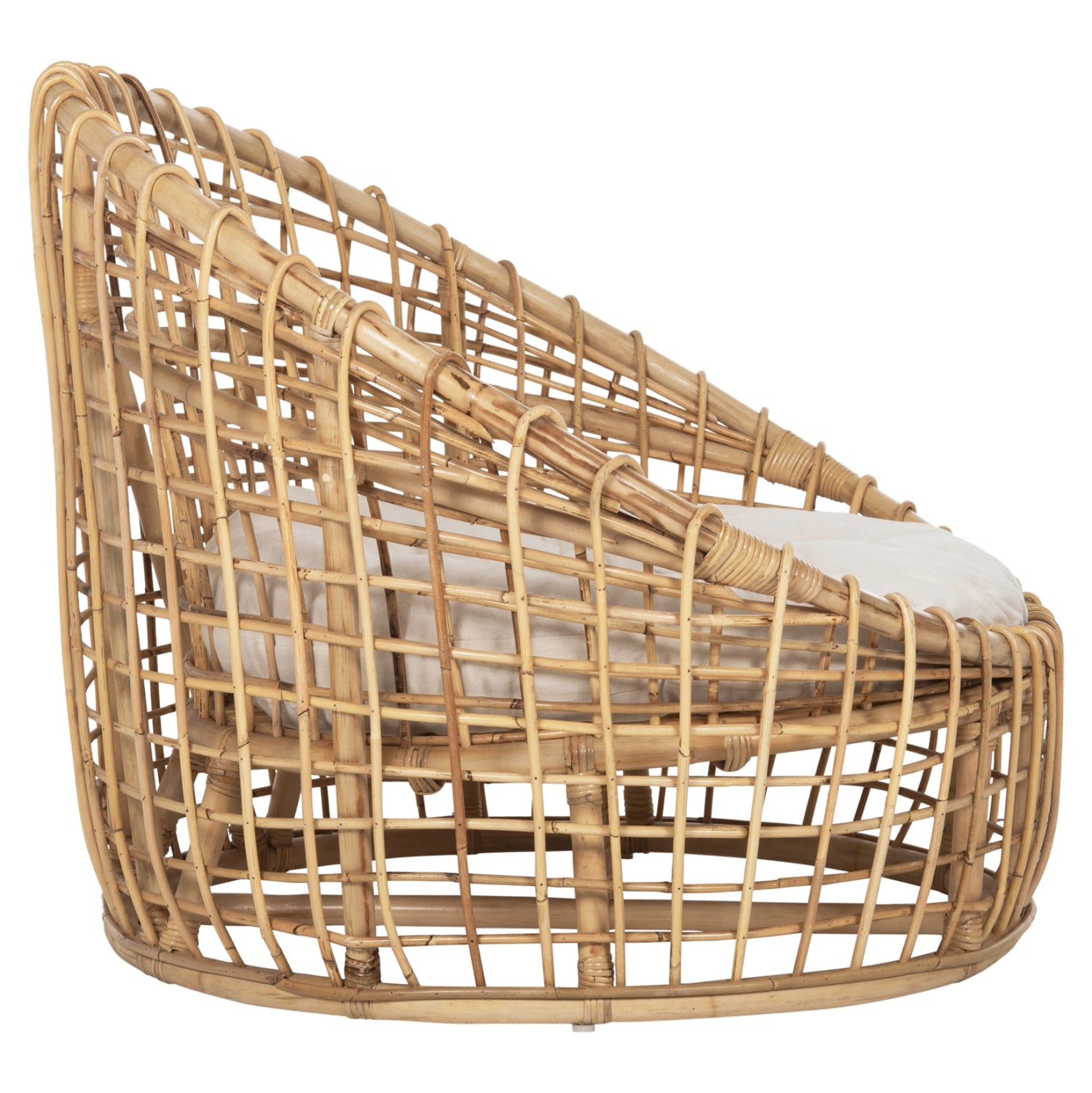 ΠΟΛΥΘΡΟΝΑ ENTO HM9814 RATTAN ΣΕ ΦΥΣΙΚΟ-ΜΠΕΖ ΜΑΞΙΛΑΡΙ 85x75x67Yεκ. - Pakobazaar