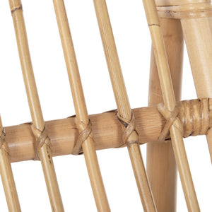 ΠΟΛΥΘΡΟΝΑ GRINN HM9815.01 ΡΑΒΔΟΙ RATTAN ΣΕ ΦΥΣΙΚΟ 56,5x73,5x79,5Υ εκ. - Pakobazaar