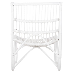ΠΟΛΥΘΡΟΝΑ GRINN HM9815.03 ΡΑΒΔΟΙ RATTAN ΣΕ ΛΕΥΚΟ 56,5x73,5x79,5Υ εκ. - Pakobazaar
