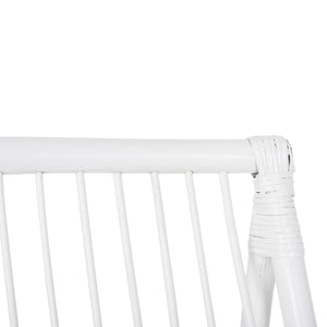 ΠΟΛΥΘΡΟΝΑ GRINN HM9815.03 ΡΑΒΔΟΙ RATTAN ΣΕ ΛΕΥΚΟ 56,5x73,5x79,5Υ εκ. - Pakobazaar