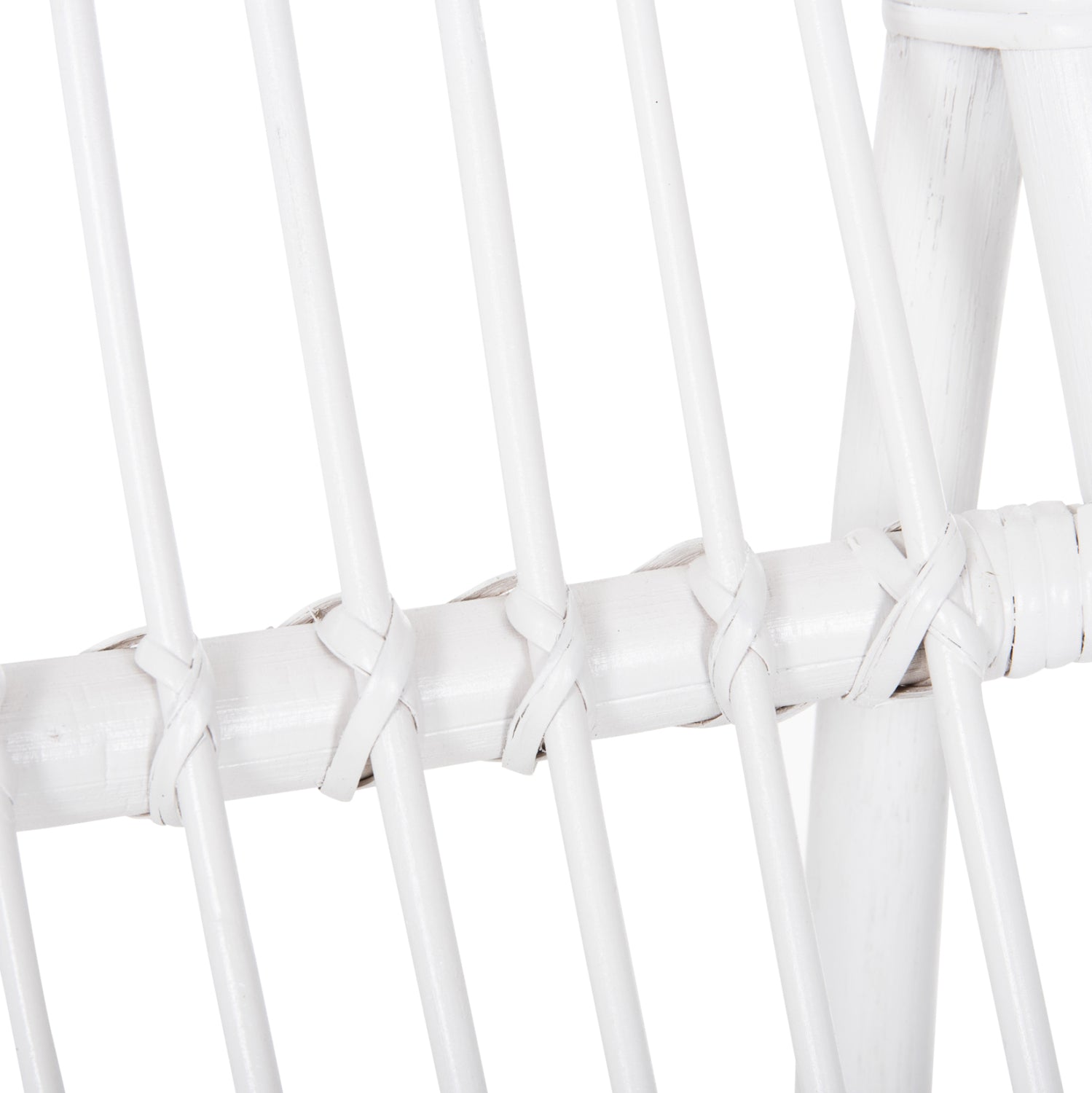 ΠΟΛΥΘΡΟΝΑ GRINN HM9815.03 ΡΑΒΔΟΙ RATTAN ΣΕ ΛΕΥΚΟ 56,5x73,5x79,5Υ εκ. - Pakobazaar