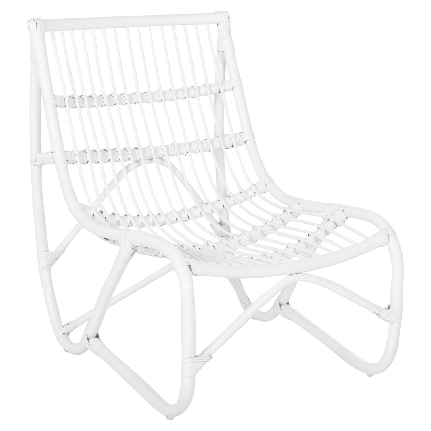 ΠΟΛΥΘΡΟΝΑ GRINN HM9815.03 ΡΑΒΔΟΙ RATTAN ΣΕ ΛΕΥΚΟ 56,5x73,5x79,5Υ εκ. - Pakobazaar