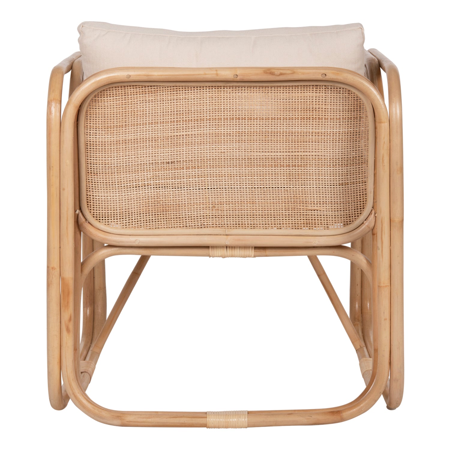 ΠΟΛΥΘΡΟΝΑ WENDY HM9816 RATTAN ΣΕ ΦΥΣΙΚΟ ΧΡΩΜΑ-ΛΕΥΚΑ ΜΑΞΙΛΑΡΙΑ 73x72x84Yεκ. - Pakobazaar