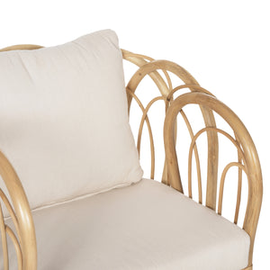 ΠΟΛΥΘΡΟΝΑ ESTOR HM9817 RATTAN ΣΕ ΦΥΣΙΚΟ-ΛΕΥΚΟ ΜΑΞΙΛΑΡΙ 78x75x92Υ εκ. - Pakobazaar