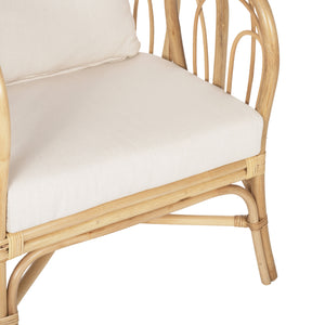 ΠΟΛΥΘΡΟΝΑ ESTOR HM9817 RATTAN ΣΕ ΦΥΣΙΚΟ-ΛΕΥΚΟ ΜΑΞΙΛΑΡΙ 78x75x92Υ εκ. - Pakobazaar