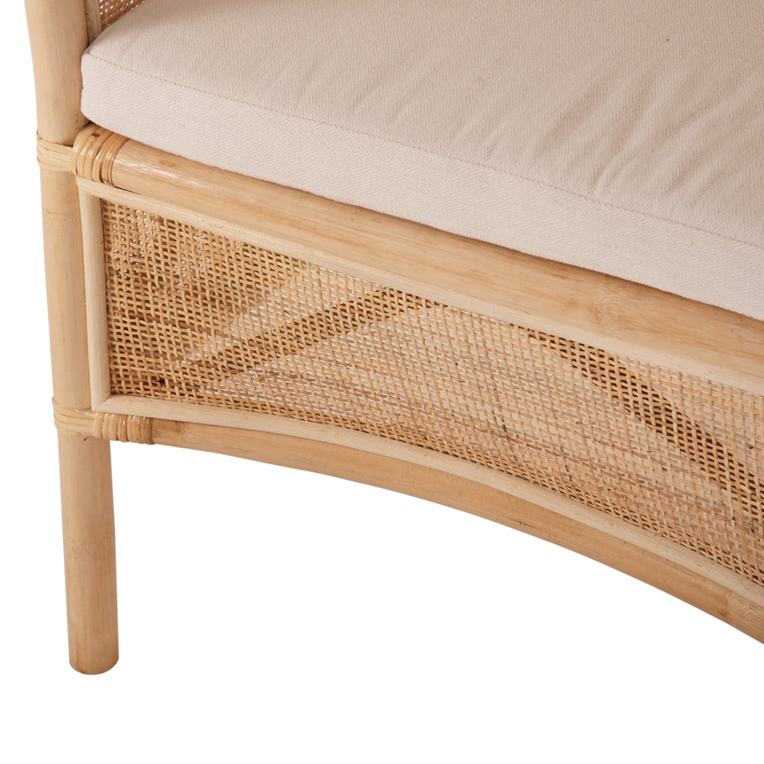 ΠΟΛΥΘΡΟΝΑ APRON HM9818 RATTAN ΠΛΕΚΤΟ ΣΕ ΦΥΣΙΚΟ-ΛΕΥΚΟ ΜΑΞΙΛΑΡΙ 75x70x85Υεκ. - Pakobazaar
